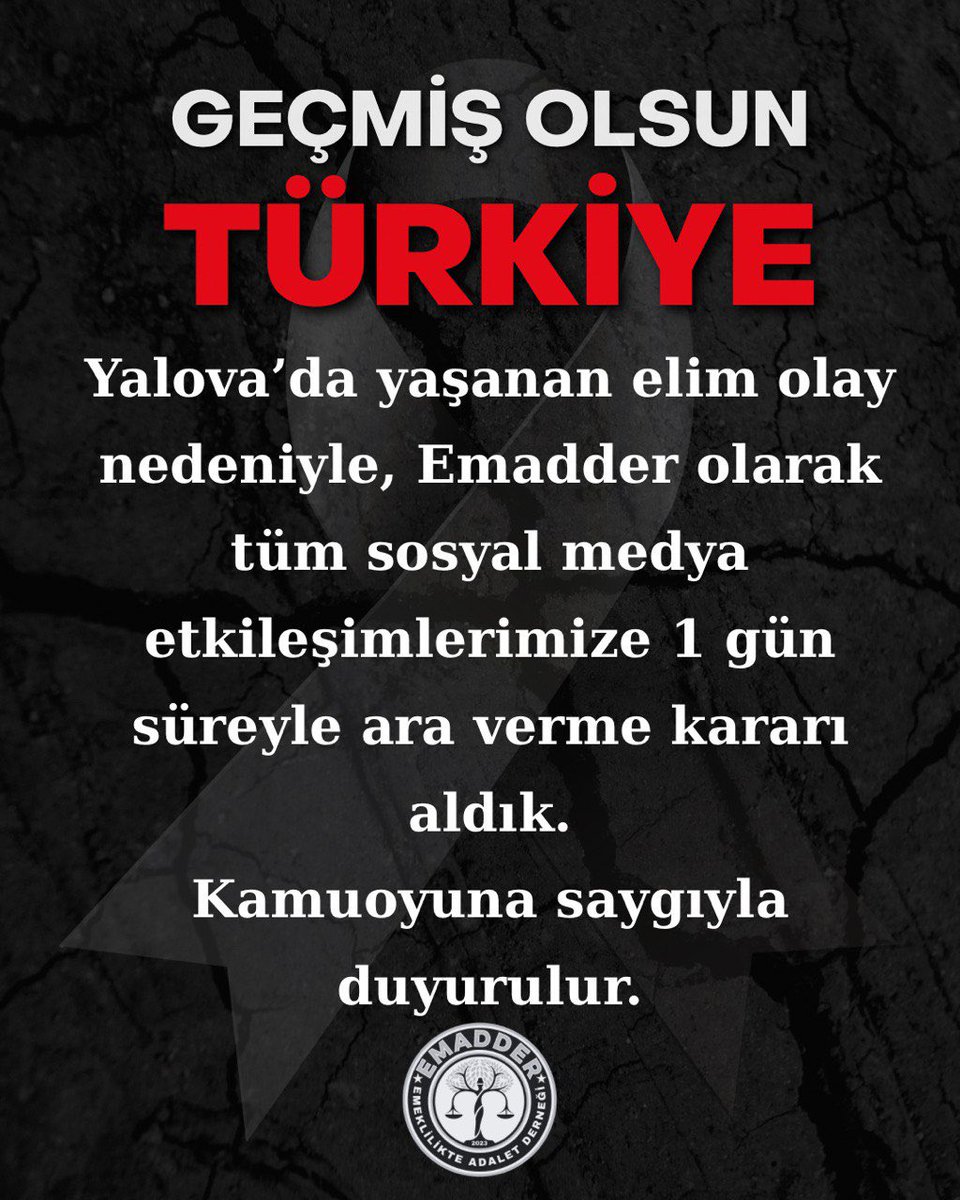 Yalova İl Emniyet Müdürlüğü ekiplerince, terör örgütü DEAŞ’a yönelik olarak merkeze bağlı Elmalık Köyü yolu üzerindeki bir adrese düzenlenen operasyonda, şüphelilerin ateş açması sonucu 7 polisimizin yaralanmasını derin bir üzüntüyle öğrenmiş bulunuyoruz.

Yaralı polislerimize