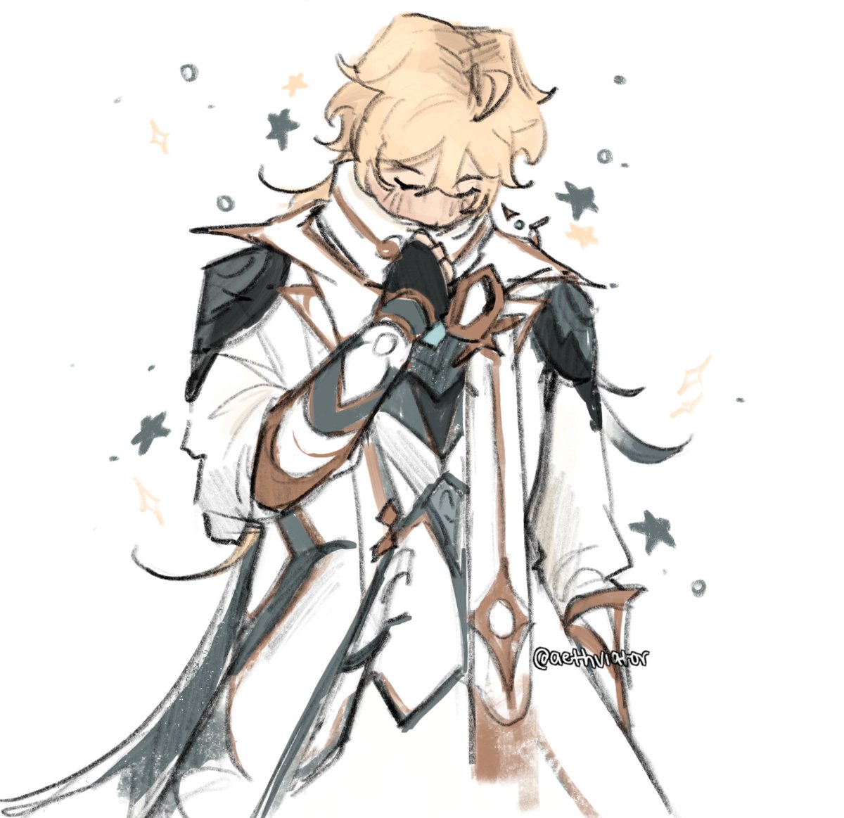 idfk i was just drawing man #aether
