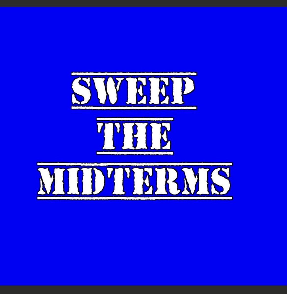 SGRenquist's tweet photo. @TheDemCoalition WE HAVE ONE JOB.
#VOTEBLUE2026
#SweepTheMidterms!!!!! https://t.co/Kw6YHI5ili