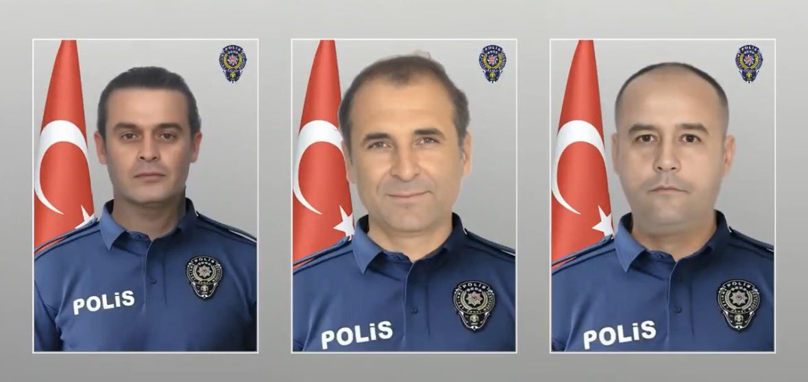 Yalova'da DAEŞ Operasyonu Sırasında Çıkan Çatışmada Şehit Olan 

Şehit Polis Yasin Koçyiğit 🇹🇷

Şehit Polis Turgut Külüş 🇹🇷

Şehit Polis İlker Pehlivan 🇹🇷

Aziz ruhları şad olsun ..