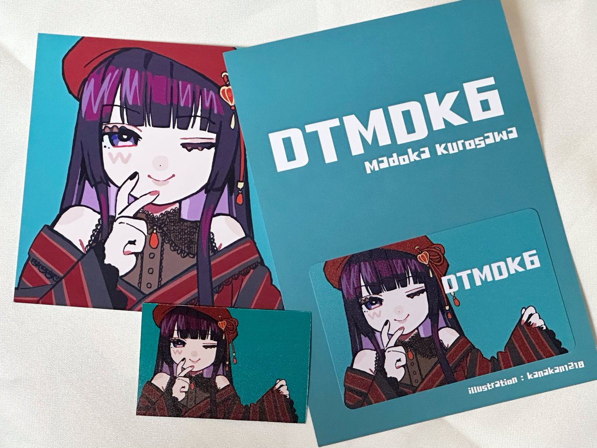 コミケ新譜のDLカードとポストカード・ステッカーが届きました🙌 今回