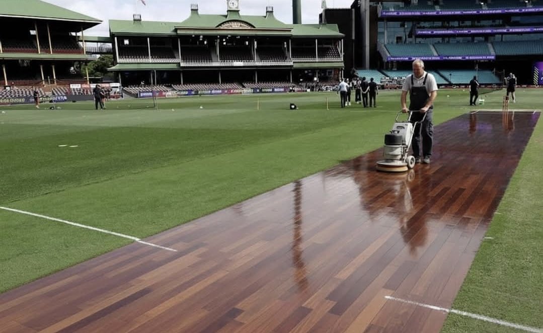 DONCRICKET's tweet image. BREAKING NEWS ⚠️ 💥 
In news out of Sydney Australia, the #Curator at the Sydney Cricket Ground (SCG) making sure his pitch will be as flat as possible and ready for the last #Ashes Test Match over #newyear 

😂 #Ashes2025 #Australia #cricket 😂