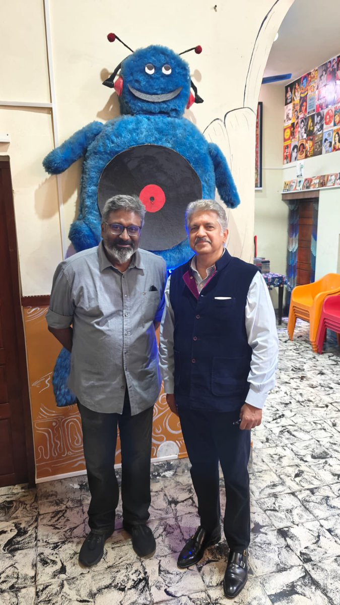 anandmahindra's tweet photo. Here is one more of Kochi’s best-kept secrets…

Before leaving our leadership conference earlier this month in Kochi, I hunted down JD’s Jukebox, a 6,000 strong  collection of vintage vinyl record albums hidden in Sujit’s home. 

No sign outside. Just pure passion.

Sujit built this sanctuary to honor his late mother’s love for music. Now, it’s a haven for vinyl lovers and local performers.

As someone who shares a passion for music from around the world, (although I have a significantly smaller collection of old vinyl albums!) browsing this eclectic treasure trove was immensely enjoyable.

Sujit keeps it low-key because he only wants the truly "obsessed" to find it.

Inspiring. Authentic. 

A salute to those who pursue their passion, no matter how off-beat! 

#MondayMotivation