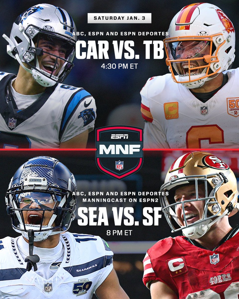 La madrugada del domingo 4 de enero al lunes, 02:00 am hora española, nos jugamos el Seed 1 contra Seattle Seahawks en el Levi's. Tremendo.