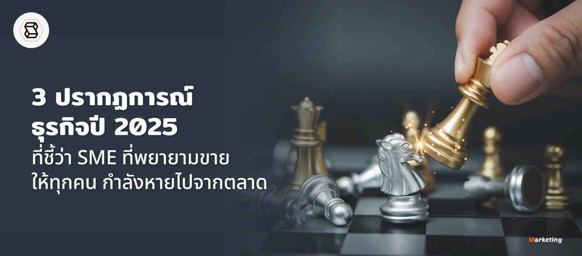 sme_thailand's tweet image. ถอดรหัส 3 ปรากฏการณ์ธุรกิจ ที่ยืนยันว่าเกม SME เปลี่ยนไปแล้ว และคุณต้องเลือกแล้วว่าจะ 'Go Niche' หรือ 'Go Home' ก่อนวางแผนปี 2026 อ่าน 10 บทเรียน เต็มได้ที่ smethailandclub.com/marketing/1016…

#SME #ธุรกิจ2025 #MiddleMarket #กลยุทธ์ธุรกิจ #sme #smethailand #เพื่อนคู่คิดธุรกิจเอสเอ็มอี