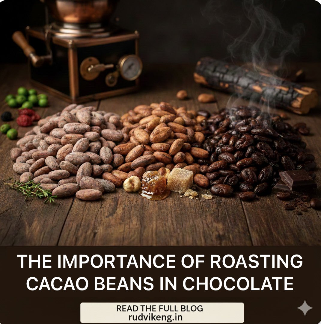 RudvikE's tweet photo. Ready to master your chocolate game? Our latest blog, "The Importance of Roasting Cacao Beans in Chocolate," explains everything you need to know about roast profiles. Read our blog now. Link in bio. https://t.co/ouYMxtBKGn