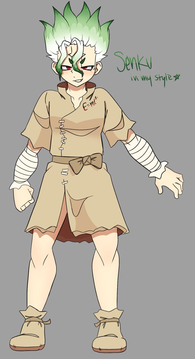 stupid. freak 

#DrSTONE #senkuishigami