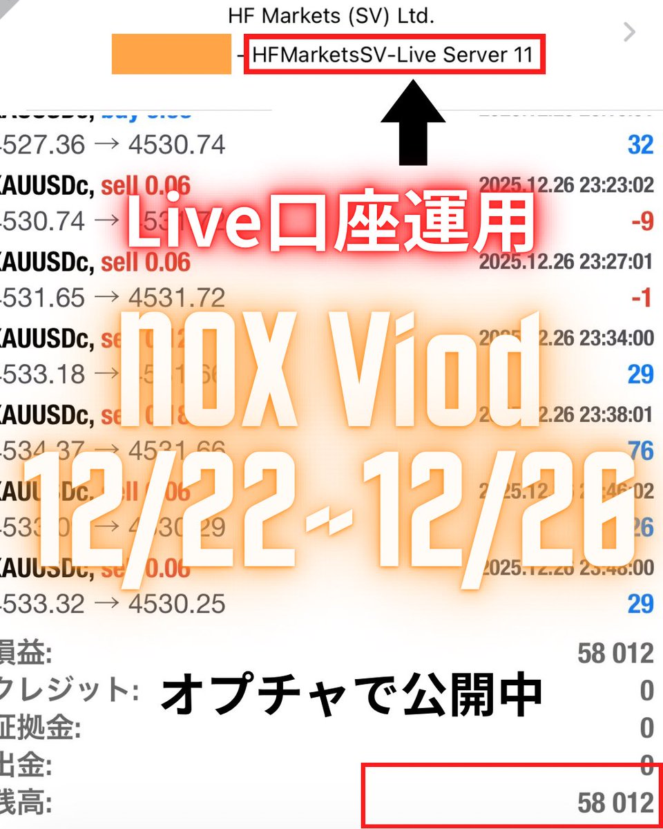 派手さよりも、 “静かに積み上げる”設計。 コツコツ…でも確実に育っていくこの感じが Voidの一番の魅力❗️ 今月も安定して積み上げ中。  数字が語る“落ち着いた強さ” ぜひ見てみてください👀🐉 FX自動売買/少額投資/資産形成/S&P500 /ゴールド/ドル円/ビットコイン/仮想  ...