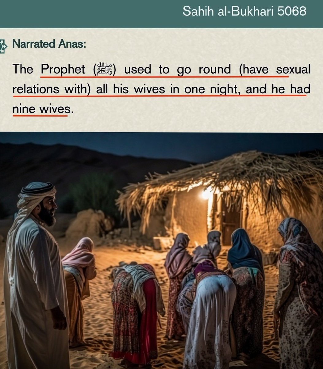 But Mohammed literally had 9 body counts in just one night bro. 😂