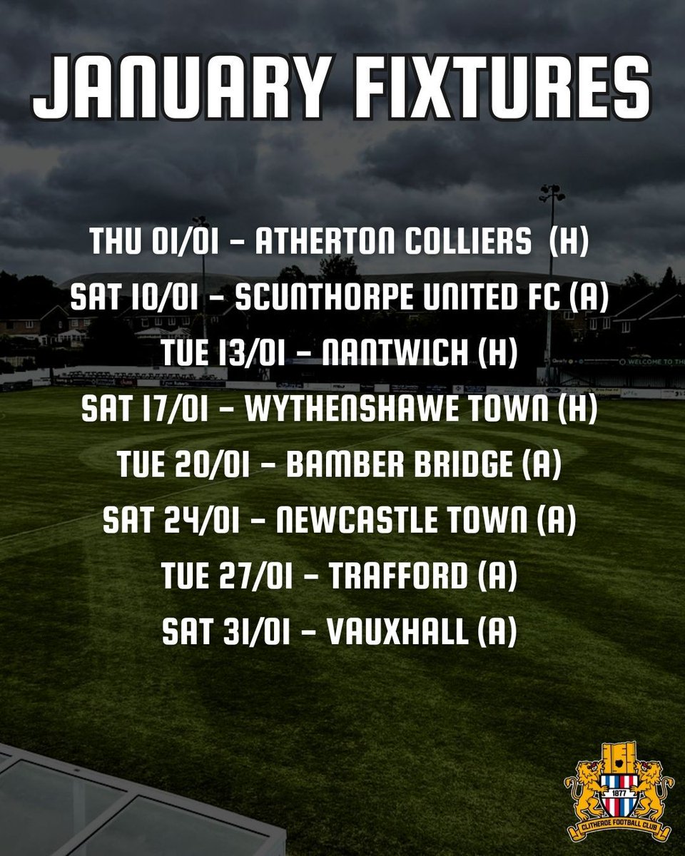 Clitheroe FC tweet media