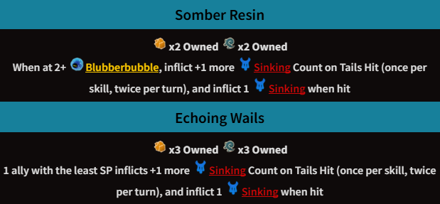 _VanillaCoffee_'s tweet photo. And here's the stats, Sinking Tremor variant, and the Passives https://t.co/7njDV67YKE