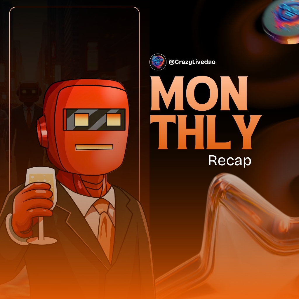 This month marked a major step forward for CrazyLive.

We entered the month at around a $1M market cap and went on to reach a new all-time high above $7M.

Beyond the market movement, we continued expanding our presence. We hosted an AMA to engage directly with the community and