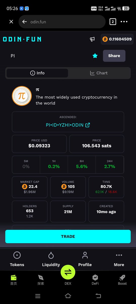 Satxdhg's tweet photo. @Satx_Bitsatoshi 
😘ODIN·FUN✊🏻PI will become the largest community.The proportion of bottom pool is the first in the whole network. https://t.co/lIFqzpLUuz