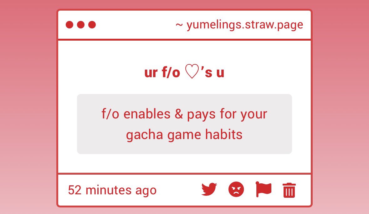 yumelings's tweet image. — PROMPT ✍️ 

‘ f/o enables &amp;amp; pays for your gacha game habits ‘

—————————

rich ass f/o’s dude😭😭

🫀—