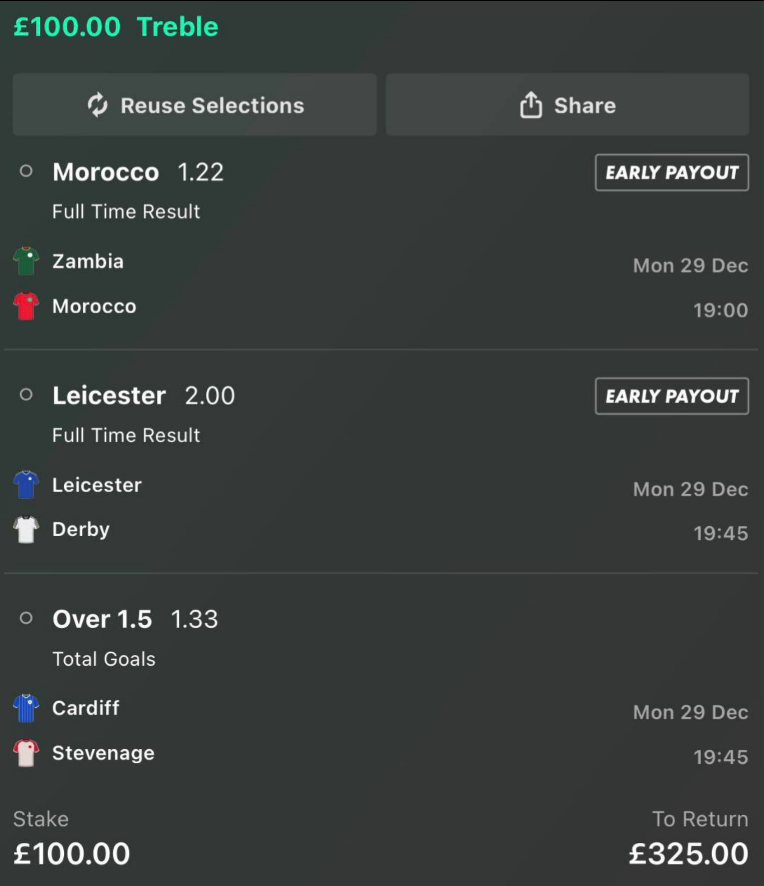 Olasport_'s tweet photo. ✍️Daily ACCA

✅ODDS 3.25

Join for free to unlock daily accumulator picks⏬
https://t.co/yvYLgOQRa5 https://t.co/fJzqTWfKWW