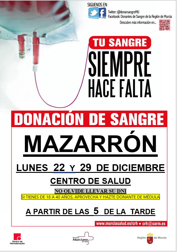 #BuenosDías y feliz lunes solidario. Aunque ☂️ hoy, como todos los días,  vamos 🚑 a #Mazarron, #Blanca y #LosBelones  ⏰ de 17.00 a 21.00h