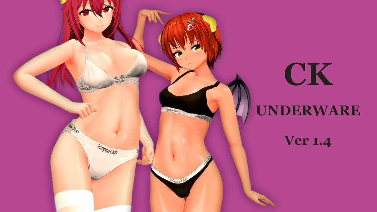 CK_Underwearを更新しました！！！(V1.4)

・新色ダークブラウン追加！！→のやつ！！！
・スジ消し差分をおまけで付けたよ！！！

uu.getuploader.com/mohimohi/downl…