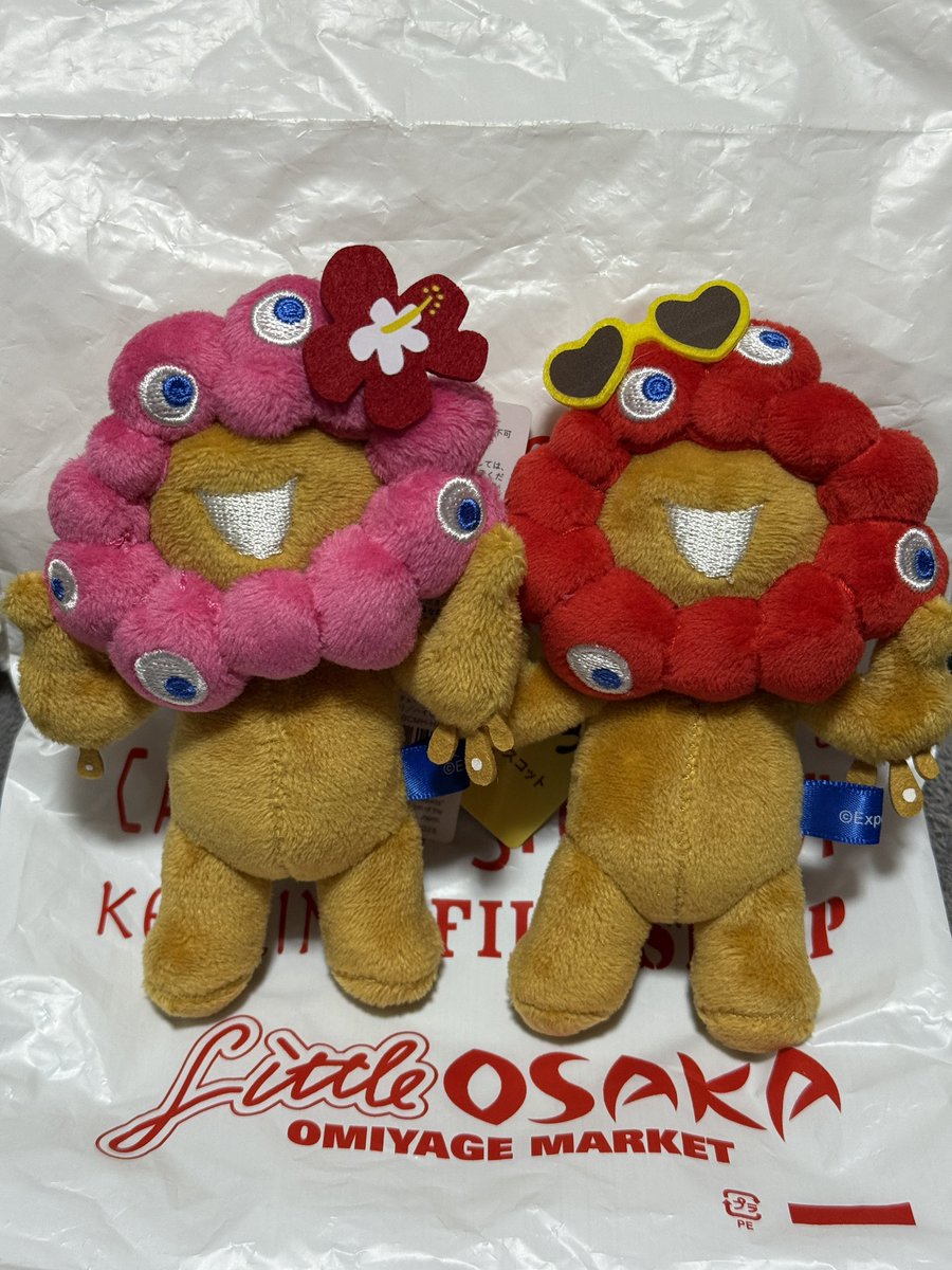 ミャクミャク　日焼け 先日リトル大阪にて日焼けミャクミャクお迎えしてきました！まさかXで