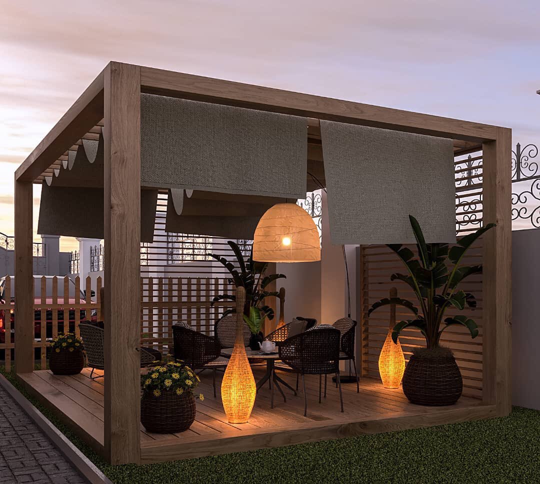 A three bedroom bungalow design.