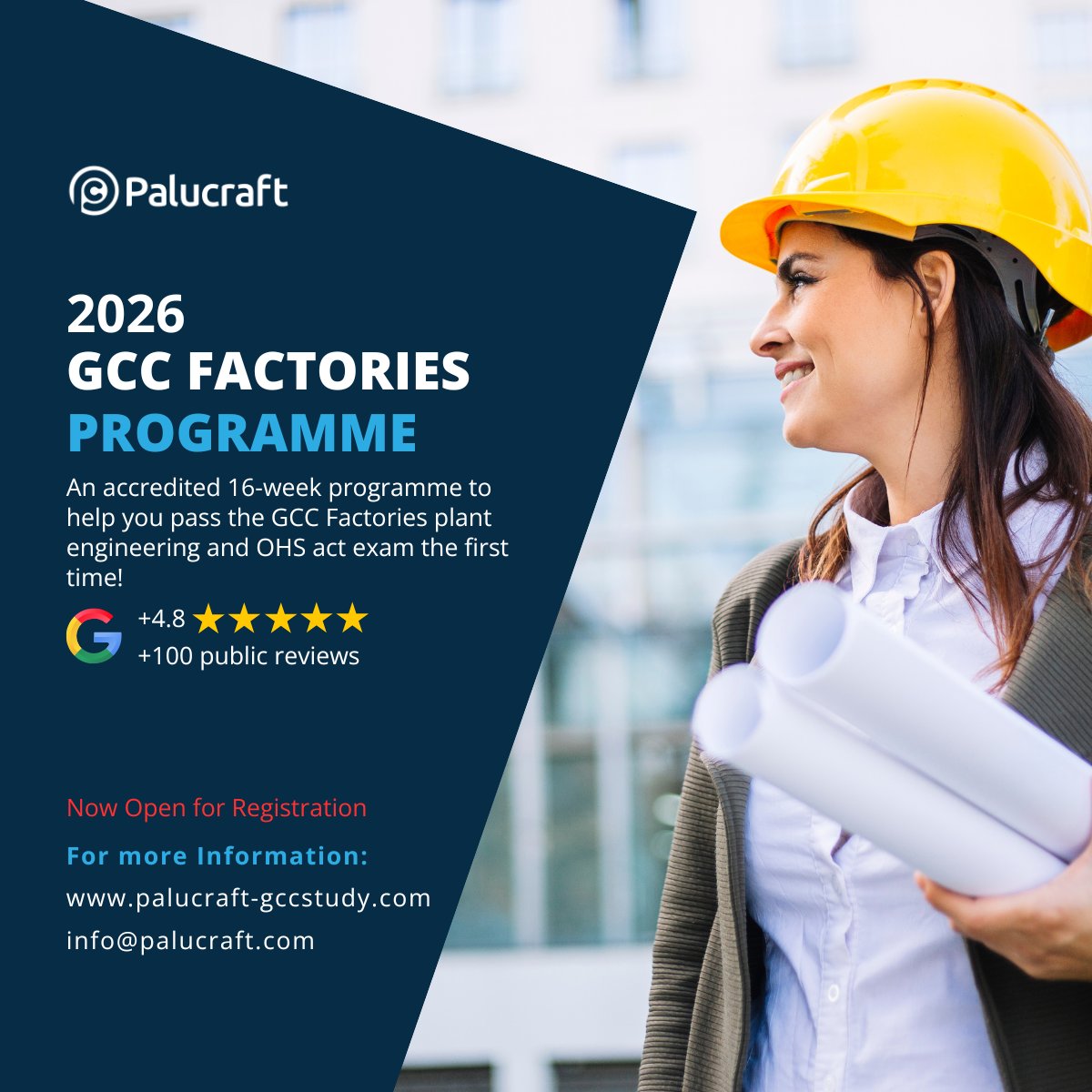 palucraft's tweet photo. What's included:
- Ten classes
- Textbook
- One-on-one consultation
- Email support
- Online courses
- Certificate of attendance
- Five ECSA CPD points
Fees: R10 695.00 (Incl. VAT)
Register now: https://t.co/yAH4hJ76xc
#GCCFactories #PlantEngineering #OHSAct #SouthAfrica https://t.co/rMJ7uoUTe8
