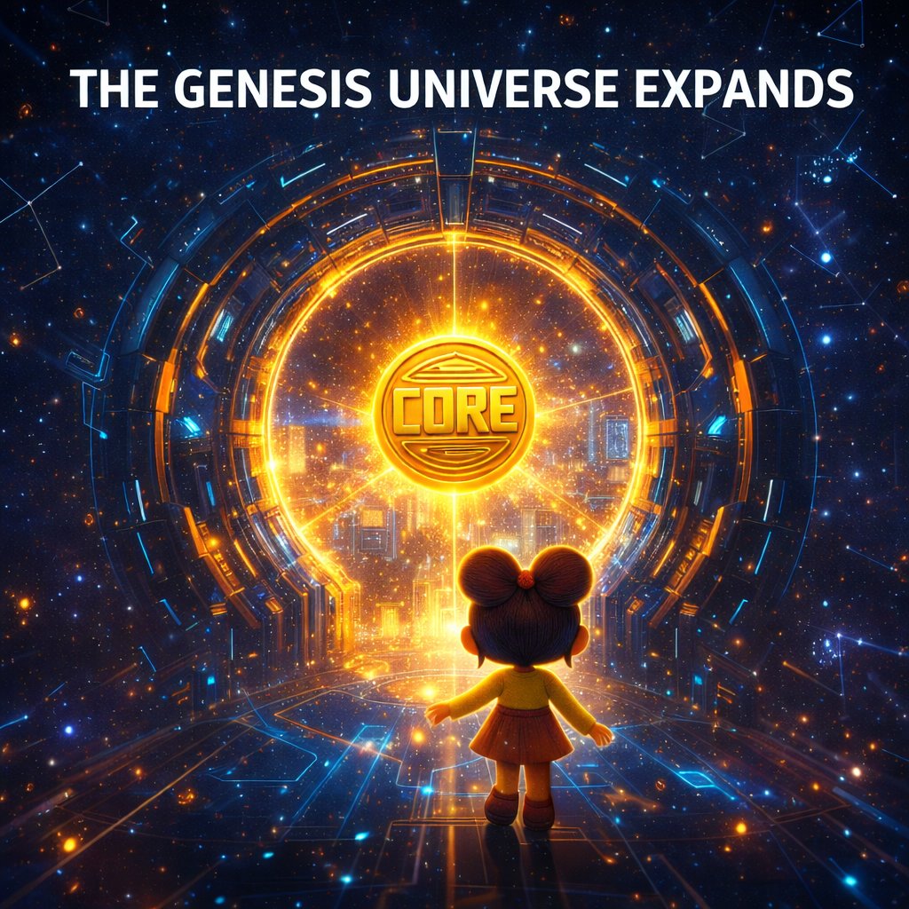 core_token_'s tweet photo. Every ecosystem has a story.
Every evolution has a beginning.
The Genesis Universe is expanding —
and $CORE stands at the heart of its next chapter. ⚡
The story has only just begun.
🌐 https://t.co/nstvjjtjR0
#CoreToken #GenesisUniverse #CryptoEvolution #SolanaFuture https://t.co/exVbgYFTbN