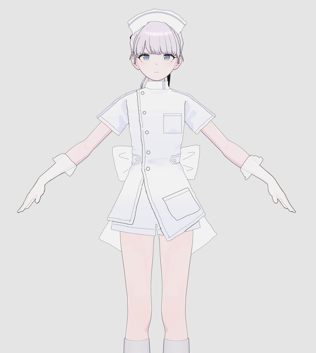 【制作進捗🪡】
12月はじめから、アクティブかわいいかんじ×ナースな新商品の制作を進めています
間に合えば年明け１月中にリリース予定です💨