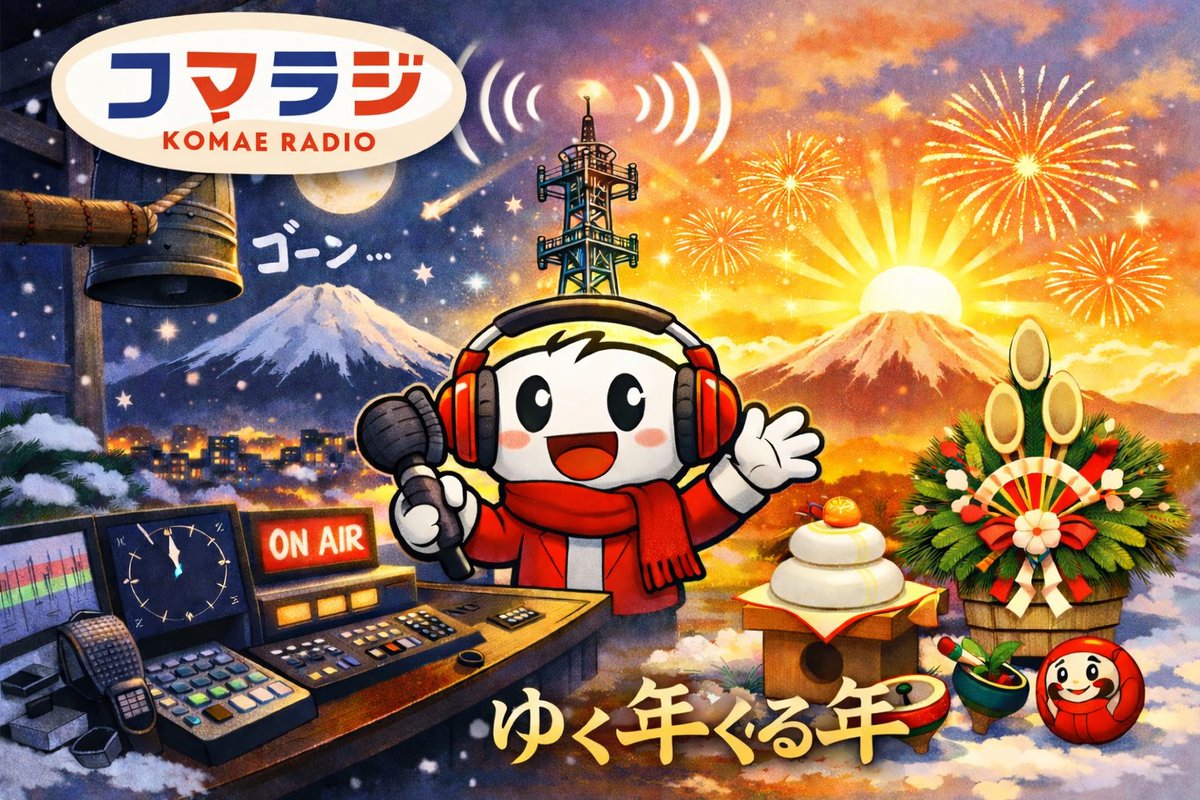 Marble0225's tweet photo. 【お知らせ】
年末に放送予定でした
「コマラジ版 ゆく年くる年」は、
制作上の都合により放送中止となりました。

楽しみにしてくださっていた皆さま、
誠に申し訳ありません。

今後の特別番組情報は
公式サイト・SNSでお知らせします。
📻85.7MHz #コマラジ https://t.co/yDnBgWpY16