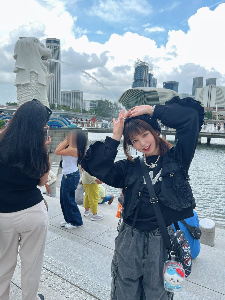 マーライオンと再会🇸🇬