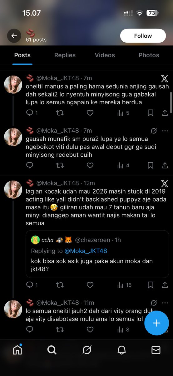 oiysy_id's tweet photo. A request to report this account for spreading hate speech while using Yooncha’s photo and the username ‘Moka’.
 
The translation is on Threads. https://t.co/HpuxpBwtpw