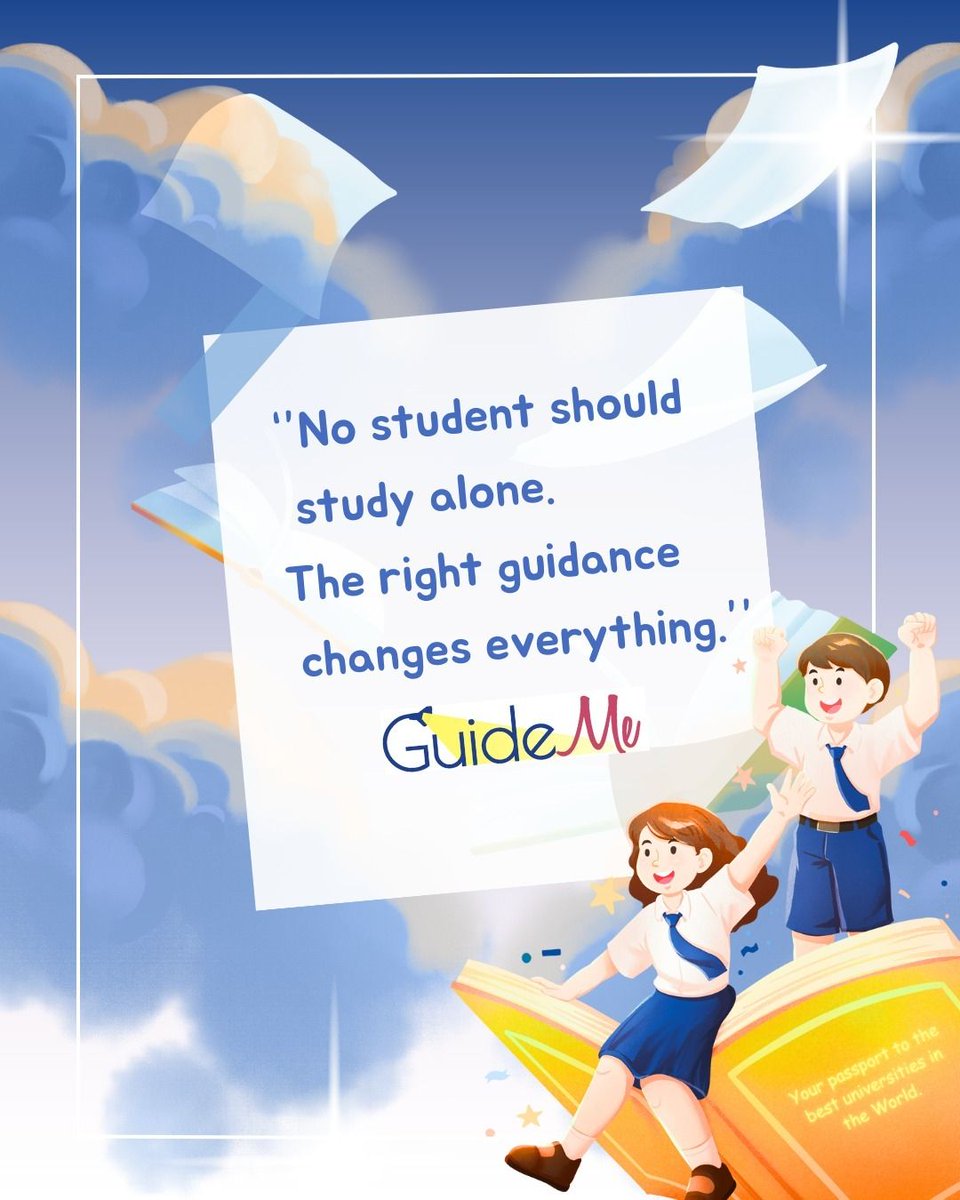 GuideMeEdu's tweet image. As #2025 comes to a close, let’s remember: #success isn’t just about hard work—it’s about learning with support, getting guidance, and growing together. 🌟

At #Guideme, we’re here to help you #unlockYourPotential, every step of the way. 💡📚

#GuidemeEducation #StudySmart