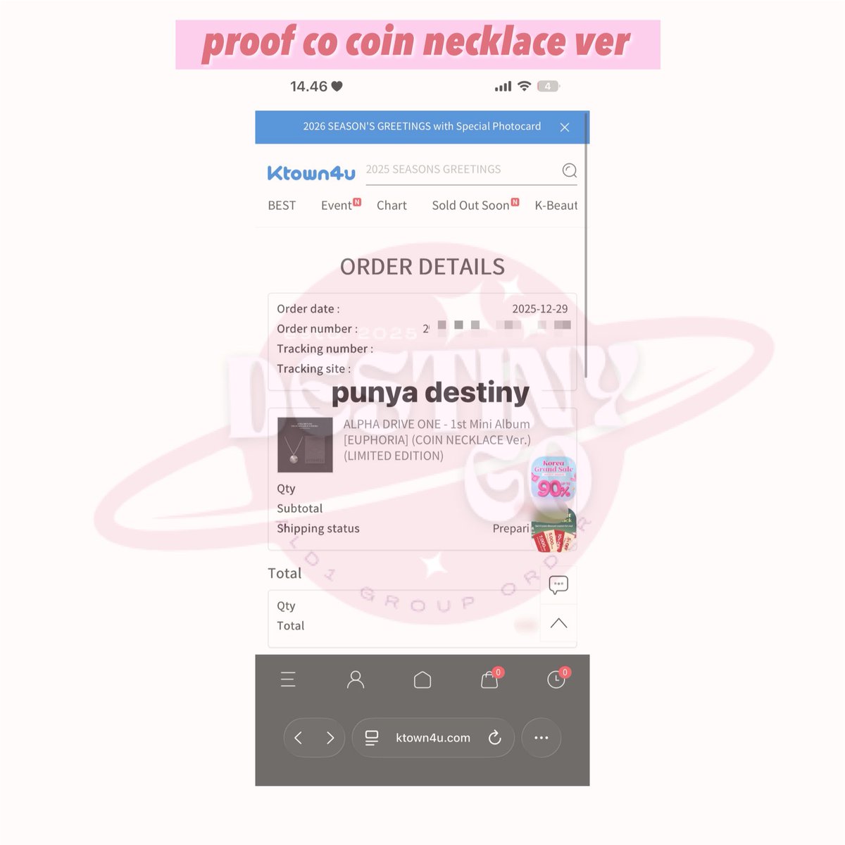 Destiny GO — ALD1 & CORTIS INA GO tweet media