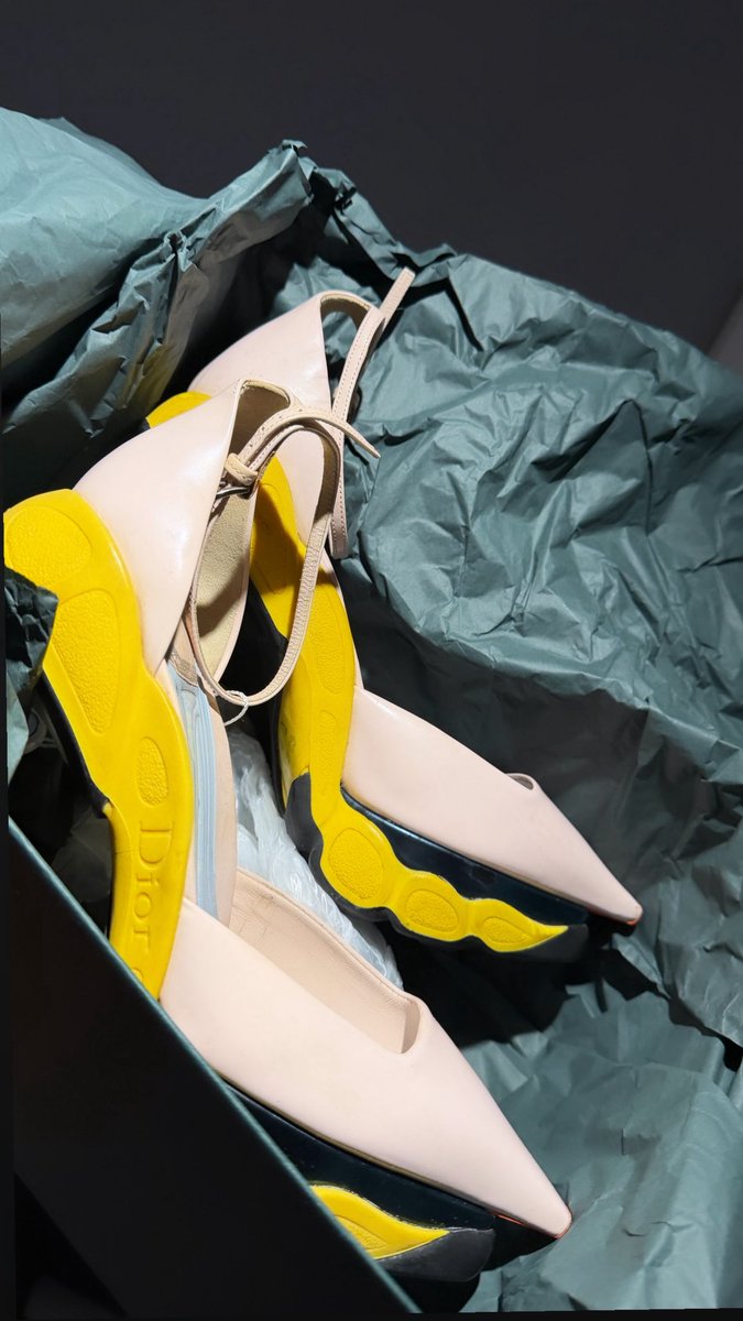 NeViiintage's tweet photo. Just sourced these Dior X Raf Simons Fall/Winter 2014 runway pumps

More colorways otw for you guys!
#archive https://t.co/u4WqVbnj7f
