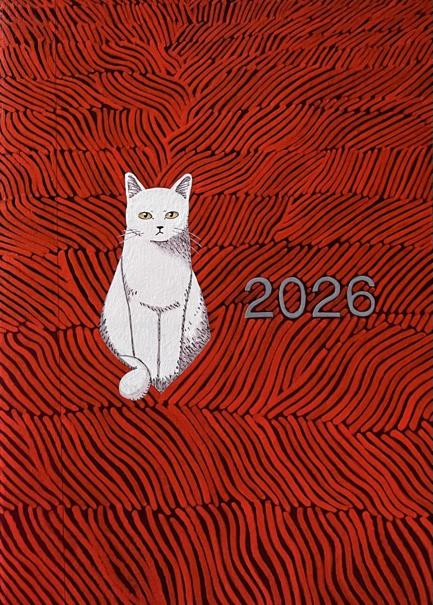 目標通り沢山赤を使えた1年になりました。
今年は22歳(にゃーにゃーの年ということで猫の絵多め🐈‍⬛🐈)来年は制作風景を動画にしたり大きい絵を沢山描きたいな✍
#2025年自分が選ぶ今年の4枚