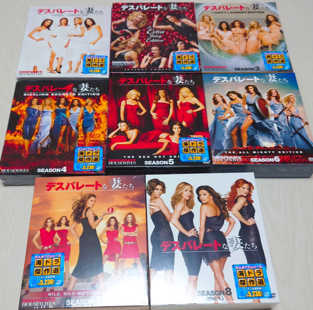 デスパレートな妻たち　 DVD　 ボックス　全巻 　完結　海外ドラマ デスパレートな妻たち DVD-BOXコンプリートです！✨ #海外ドラマ