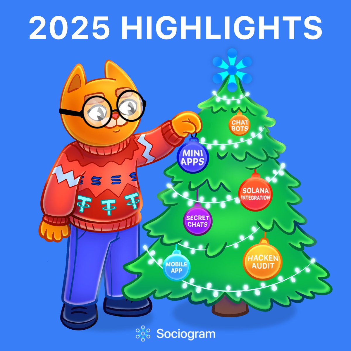 sociogram_web3's tweet photo. 🙌 2025 Recap
Features: Dev Portal, Secret Chats &amp; more

• Completed @hackenclub audit
• Joint events with our partners
• Mobile app launch on major stores
• Attended @token2049, @EthCC &amp; @SolanaConf

It's been a great year — see you at the next one 😉 https://t.co/wxfRbldw6G