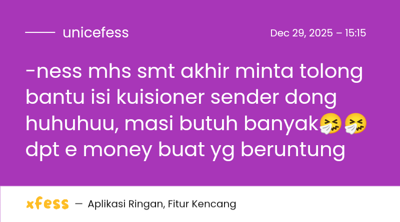UNNES MENFESS🍌 tweet media