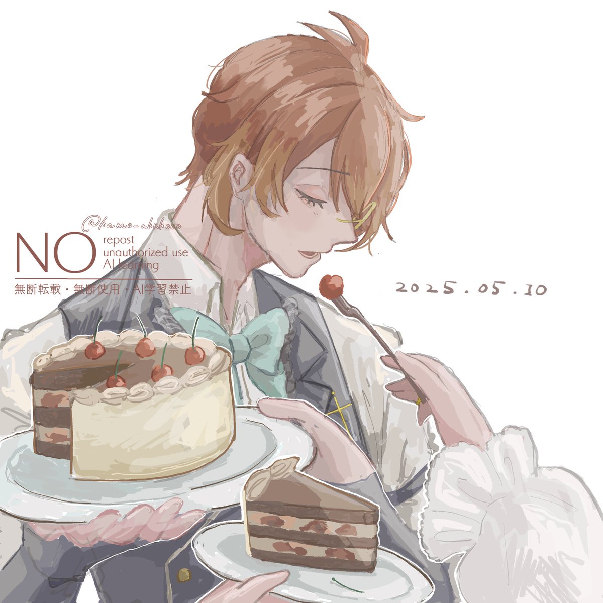 kamo_0000000's tweet photo. 今年はあまり絵という絵を描けなかったけど、このお誕生日のお祝い絵は描いてて一番楽しかった気がする https://t.co/RFrrhwggOn