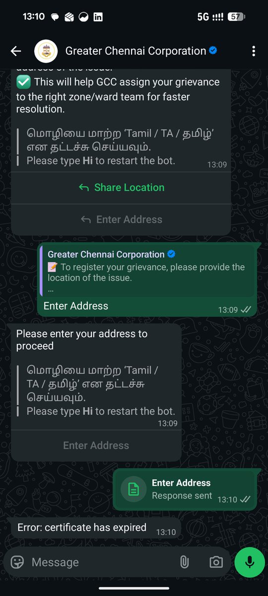 pnmprakash's tweet photo. @GCC please look into this. Maintaining the BOT is more important than just launching it @CMOTamilnadu @Udhaystalin https://t.co/wWZtSBNXiC