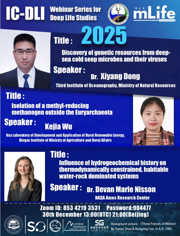 journal_mlife's tweet photo. Join the IC-DLI x #mLife Webinar on Deep Life Studies!
🗓 Dec 30 | 🕐 13:00 UTC | 🧪 3 exciting talks on:
-Deep-sea cold seep microbiomes @xiyang_dong
-Novel methanogens outside the Euryarchaeota
-Habitable rock–water systems
📍Zoom ID: 853 4219 3531 | PW: 904477 https://t.co/LG09B1nP4l