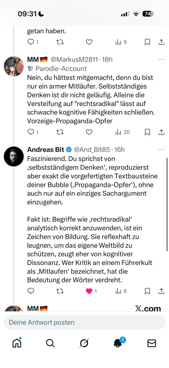 And_Bit85's tweet image. Wenn Argumente fehlen wird abgelenkt. Unsere Fascho Clowns können nicht wirklich gegen Fakten angehen… wie immer… 👋