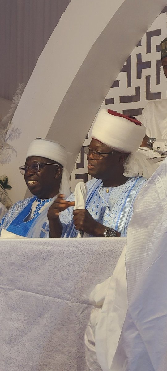 Mr Speaker was the MC  while Alh. Saoti Arewa took charge of the band stand yesterday. It was the rememberance of Late Prince Bolaji Asiyanbi and Madam Sherifat Asiyanbi at Aurora Event Centre,  Osogbo.  
The Guest Lecturer was Sheikh Muhyideen Salam Hussein (IMAM OFFA). 
#Events