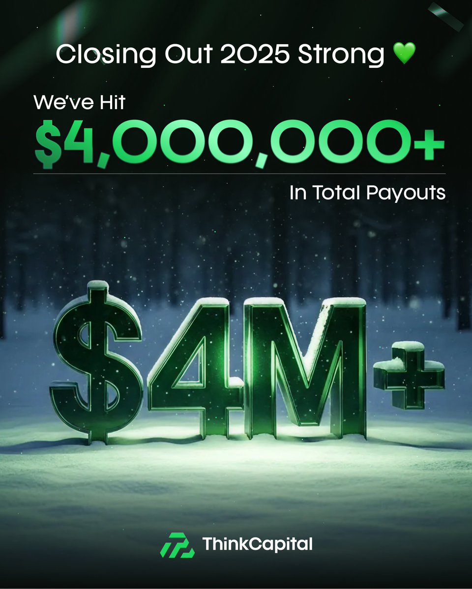 Closing out 2025 strong 💚

$4,000,000+ paid out so far.

Built by traders.  
Powered by community.

On to 2026 💚