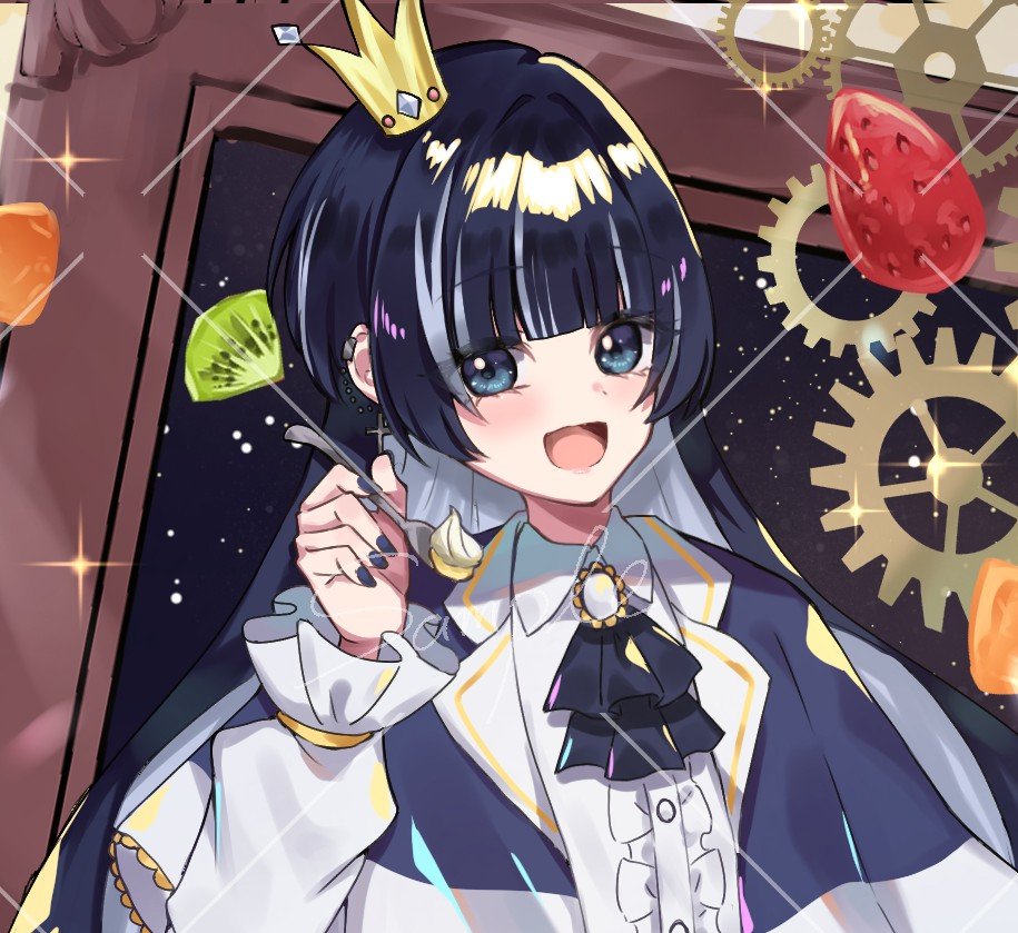 一枚絵のご依頼ありがとうございました🍰 #Commission