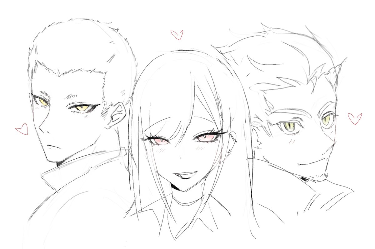 Yuuiikuto's tweet photo. Quick sketch of my lovelies before cms  
i love them sosos much ⋆𐙚₊˚⊹♡ https://t.co/eRZWOZZLgL