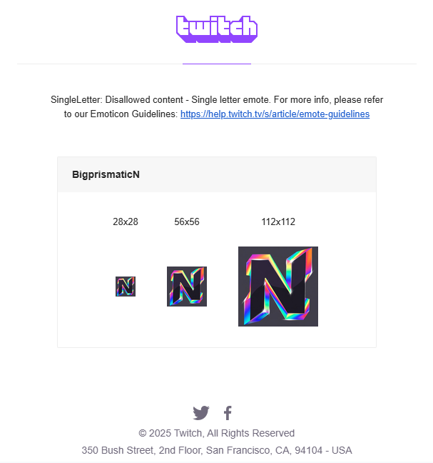 NatredPowered's tweet photo. Sad illogical rule where letters are offensive now so they have them regulated by moderation on twitch. No wonder people are getting more resentful. https://t.co/sXY8oUu5y3