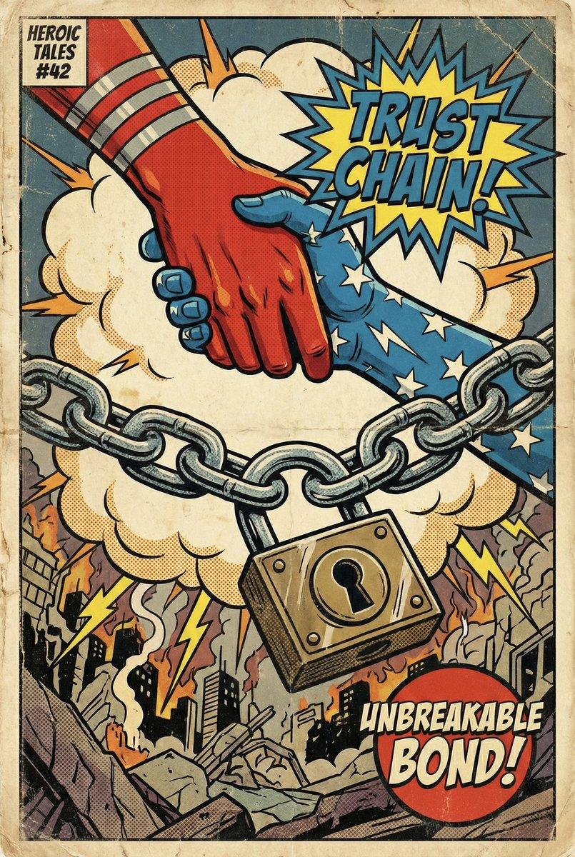 trustchainai's tweet photo. Trust is not a promise.
It’s a bond.

From chaos to trust.

https://t.co/rehgOfQ51m

#TrustChain #DigitalTrust #Blockchain #AI #FutureOfAgreements #Web3 #TrustEconomy https://t.co/fkzXhgKLLq