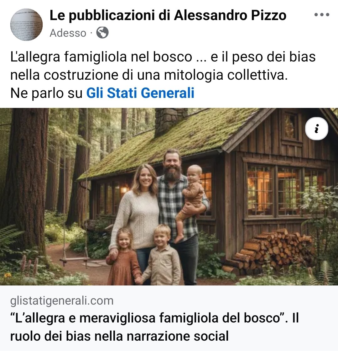 ProfAlePizzo1's tweet photo. Bias e mitologie collettive.
https://t.co/CxGFAVYZJ3 https://t.co/xkTxQDYFqf