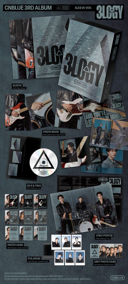 📢新商品情報✨】 . CNBLUE 3RD ALBUM [3LOGY] . 💙3種類での