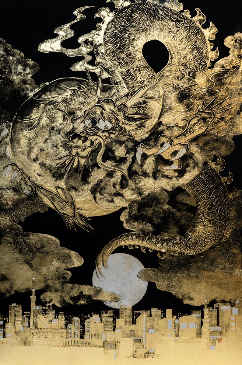 北澤龍　販売価格以下　日本画　昇龍図　龍　本物　新品未使用品 北澤 龍 ryu kitazawa (@beeeeryu) / Posts / X