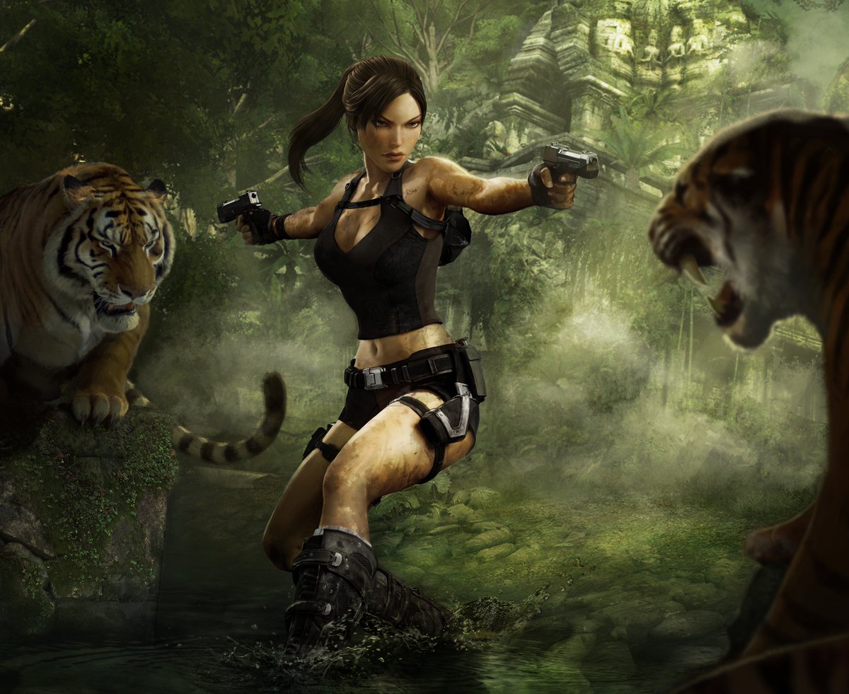 LaraCrxft's tweet image. some official tomb raider pictures not made with AI 🙌🏻